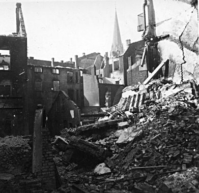 Hagen nach dem Luftangriff vom 1. Oktober 1943 - Elberfelder Strae