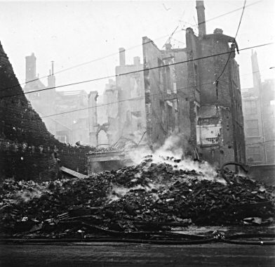 Hagen nach dem Luftangriff vom 1. Oktober 1943 - Elberfelder Strae