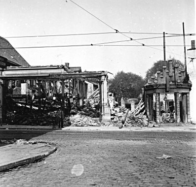 Hagen nach dem Luftangriff vom 1. Oktober 1943 - Marktstrae