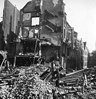 Hagen nach dem Luftangriff vom 1. Oktober 1943 - Dahlenkampstrae