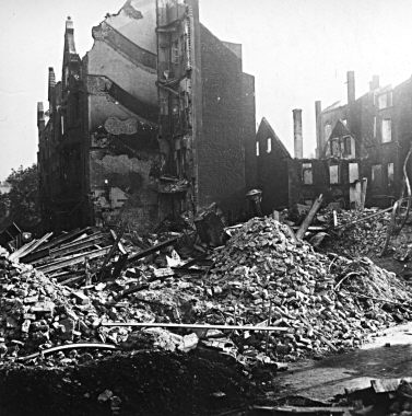 Hagen nach dem Luftangriff vom 1. Oktober 1943 - Mittelstrae