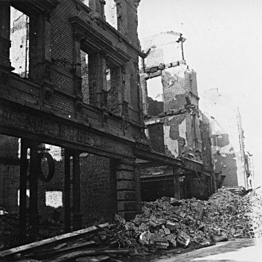 Hagen nach dem Luftangriff vom 1. Oktober 1943 - Mittelstrae