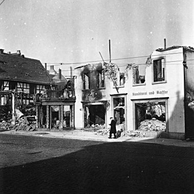 Hagen nach dem Luftangriff vom 1. Oktober 1943 - Markt