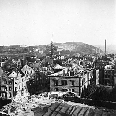 Hagen nach dem Luftangriff vom 1. Oktober 1943