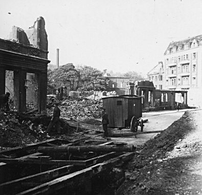 Hagen nach dem Luftangriff vom 1. Oktober 1943 - Wehringhauser Strae