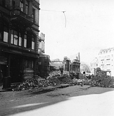 Hagen nach dem Luftangriff vom 1. Oktober 1943 - Wehringhauser Strae