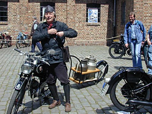 Der Mann mit der Milch ist da