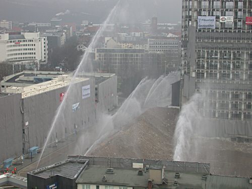 Die Minuten vor der Sprengung