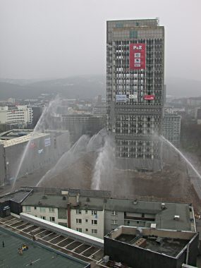 Die Minuten vor der Sprengung