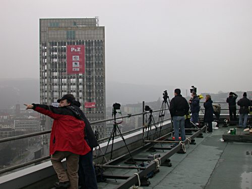 Die Minuten vor der Sprengung