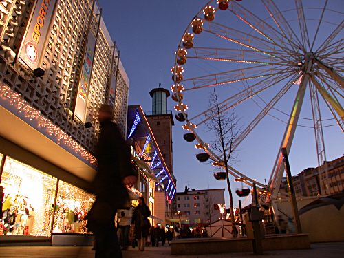 Auf dem Friedrich-Ebert-Platz