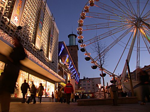 Auf dem Friedrich-Ebert-Platz