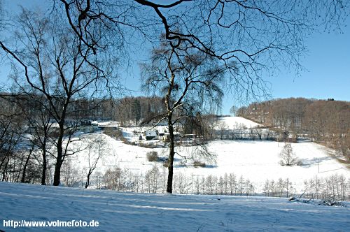 Winterspaziergang im Bachtal