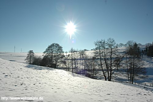 Winterspaziergang im Bachtal